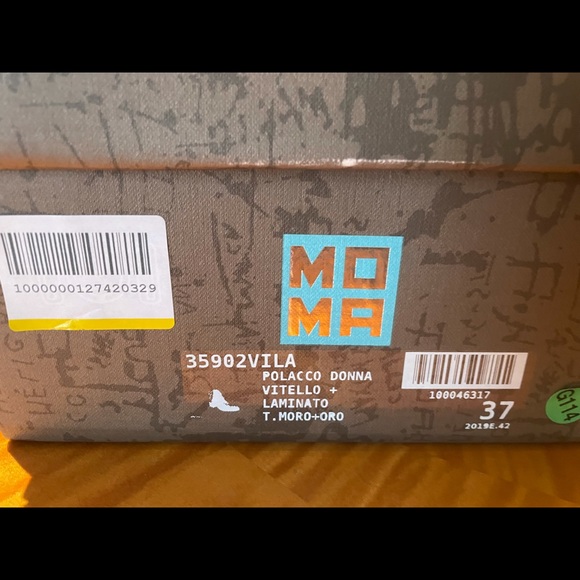 NEW w Box MOMA leather boots booties 7 37 - Picture 6 of 10